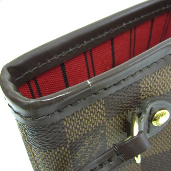 LOUIS VUITTON Brown Damier Neverfull PM Tote Bag - Picture 6 of 9